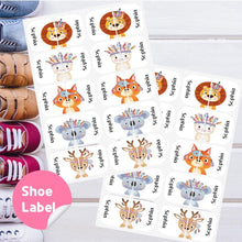 Load image into Gallery viewer, Custom Personalized Waterproof Name Label Sticker, Name Labels Name Stickers, Name Label Stickers for Kids School Daycare Camp, Stick On Labels, Iron On Labels, Shoe Labels, Shoe Stickers, Labels for Shoes, Stickers for Shoes, Clothing Labels, Clothing Stickers, Gift for Kids, Back to School
