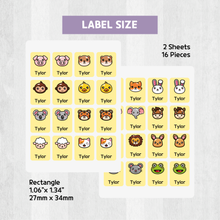 Load image into Gallery viewer, Custom Personalized Waterproof Name Label Sticker, Name Labels Name Stickers, Name Label Stickers for Kids School Daycare Camp, Stick On Labels, Iron On Labels, Shoe Labels, Shoe Stickers, Labels for Shoes, Stickers for Shoes, Clothing Labels, Clothing Stickers, Gift for Kids, Back to School
