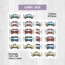 Load image into Gallery viewer, Custom Personalized Waterproof Name Label Sticker, Name Labels Name Stickers, Name Label Stickers for Kids School Daycare Camp, Stick On Labels, Iron On Labels, Shoe Labels, Shoe Stickers, Labels for Shoes, Stickers for Shoes, Clothing Labels, Clothing Stickers, Gift for Kids, Back to School
