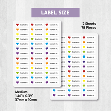 Load image into Gallery viewer, Custom Personalized Waterproof Name Label Sticker, Name Labels Name Stickers, Name Label Stickers for Kids School Daycare Camp, Stick On Labels, Iron On Labels, Shoe Labels, Shoe Stickers, Labels for Shoes, Stickers for Shoes, Clothing Labels, Clothing Stickers, Gift for Kids, Back to School
