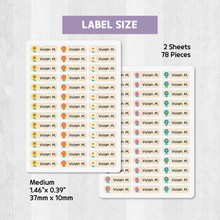 Load image into Gallery viewer, Custom Personalized Waterproof Name Label Sticker, Name Labels Name Stickers, Name Label Stickers for Kids School Daycare Camp, Stick On Labels, Iron On Labels, Shoe Labels, Shoe Stickers, Labels for Shoes, Stickers for Shoes, Clothing Labels, Clothing Stickers, Gift for Kids, Back to School
