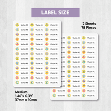 Load image into Gallery viewer, Custom Personalized Waterproof Name Label Sticker, Name Labels Name Stickers, Name Label Stickers for Kids School Daycare Camp, Stick On Labels, Iron On Labels, Shoe Labels, Shoe Stickers, Labels for Shoes, Stickers for Shoes, Clothing Labels, Clothing Stickers, Gift for Kids, Back to School
