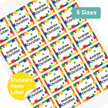Load image into Gallery viewer, Name Labels, Name Stickers, Custom Labels, Personalized Labels, Waterproof Label Stickers
