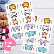 Load image into Gallery viewer, Custom Personalized Waterproof Name Label Sticker, Name Labels Name Stickers, Name Label Stickers for Kids School Daycare Camp, Stick On Labels, Iron On Labels, Shoe Labels, Shoe Stickers, Labels for Shoes, Stickers for Shoes, Clothing Labels, Clothing Stickers, Gift for Kids, Back to School

