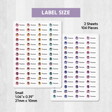 Load image into Gallery viewer, Custom Personalized Waterproof Name Label Sticker, Name Labels Name Stickers, Name Label Stickers for Kids School Daycare Camp, Stick On Labels, Iron On Labels, Shoe Labels, Shoe Stickers, Labels for Shoes, Stickers for Shoes, Clothing Labels, Clothing Stickers, Gift for Kids, Back to School
