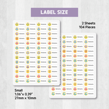 Load image into Gallery viewer, Custom Personalized Waterproof Name Label Sticker, Name Labels Name Stickers, Name Label Stickers for Kids School Daycare Camp, Stick On Labels, Iron On Labels, Shoe Labels, Shoe Stickers, Labels for Shoes, Stickers for Shoes, Clothing Labels, Clothing Stickers, Gift for Kids, Back to School
