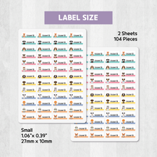 Load image into Gallery viewer, Custom Personalized Waterproof Name Label Sticker, Name Labels Name Stickers, Name Label Stickers for Kids School Daycare Camp, Stick On Labels, Iron On Labels, Shoe Labels, Shoe Stickers, Labels for Shoes, Stickers for Shoes, Clothing Labels, Clothing Stickers, Gift for Kids, Back to School
