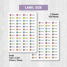 Load image into Gallery viewer, Custom Personalized Waterproof Name Label Sticker, Name Labels Name Stickers, Name Label Stickers for Kids School Daycare Camp, Stick On Labels, Iron On Labels, Shoe Labels, Shoe Stickers, Labels for Shoes, Stickers for Shoes, Clothing Labels, Clothing Stickers, Gift for Kids, Back to School
