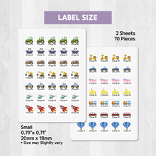 Load image into Gallery viewer, Custom Personalized Waterproof Name Label Sticker, Name Labels Name Stickers, Name Label Stickers for Kids School Daycare Camp, Stick On Labels, Iron On Labels, Shoe Labels, Shoe Stickers, Labels for Shoes, Stickers for Shoes, Clothing Labels, Clothing Stickers, Gift for Kids, Back to School

