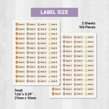 Load image into Gallery viewer, Custom Personalized Waterproof Name Label Sticker, Name Labels Name Stickers, Name Label Stickers for Kids School Daycare Camp, Stick On Labels, Iron On Labels, Shoe Labels, Shoe Stickers, Labels for Shoes, Stickers for Shoes, Clothing Labels, Clothing Stickers, Gift for Kids, Back to School
