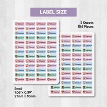 Load image into Gallery viewer, Custom Personalized Waterproof Name Label Sticker, Name Labels Name Stickers, Name Label Stickers for Kids School Daycare Camp, Stick On Labels, Iron On Labels, Shoe Labels, Shoe Stickers, Labels for Shoes, Stickers for Shoes, Clothing Labels, Clothing Stickers, Gift for Kids, Back to School
