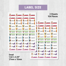 Load image into Gallery viewer, Custom Personalized Waterproof Name Label Sticker, Name Labels Name Stickers, Name Label Stickers for Kids School Daycare Camp, Stick On Labels, Iron On Labels, Shoe Labels, Shoe Stickers, Labels for Shoes, Stickers for Shoes, Clothing Labels, Clothing Stickers, Gift for Kids, Back to School
