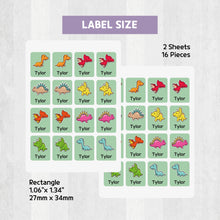 Load image into Gallery viewer, Custom Personalized Waterproof Name Label Sticker, Name Labels Name Stickers, Name Label Stickers for Kids School Daycare Camp, Stick On Labels, Iron On Labels, Shoe Labels, Shoe Stickers, Labels for Shoes, Stickers for Shoes, Clothing Labels, Clothing Stickers, Gift for Kids, Back to School
