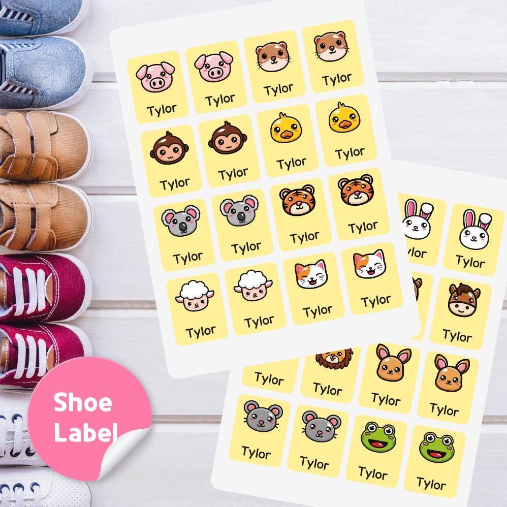 Custom Personalized Waterproof Name Label Sticker, Name Labels Name Stickers, Name Label Stickers for Kids School Daycare Camp, Stick On Labels, Iron On Labels, Shoe Labels, Shoe Stickers, Labels for Shoes, Stickers for Shoes, Clothing Labels, Clothing Stickers, Gift for Kids, Back to School