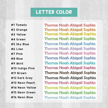 Load image into Gallery viewer, custom embroidered towel, personalized embroidered towel, custom embroidery towel, personalized embroidery towel, custom hand towel, custom face towel, personalized hand towel, personalized face towel, kids, school, kinder, daycare, camp, baby bib,
